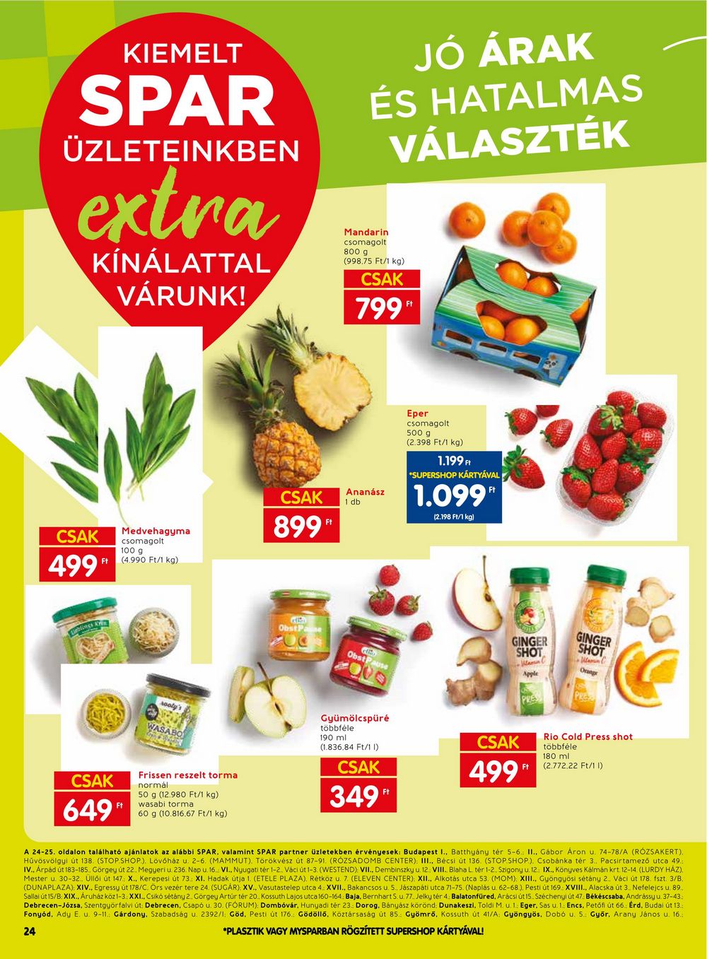 Spar Extra Akci s js g 2024.03.14. Cs t rt kt l Lapozhat